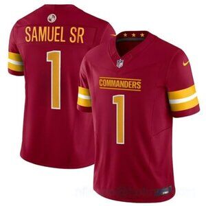 Mens Youths Kids Womens Deebo Samuel Sr Burgundy Red Vapor Stitched Jersey